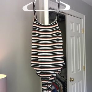 Striped bodysuit from Forever 21
